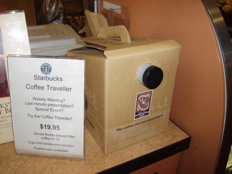 How Much Is A Coffee Traveler At Starbucks